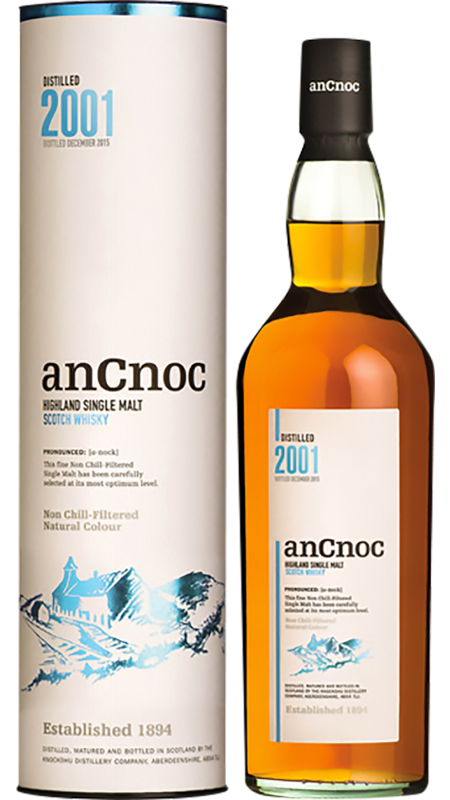 anCnoc 2001 シングルモルトウイスキー 限定品 anCnoc Vintage 2001 | Highland Single Malt Scotch Whisky