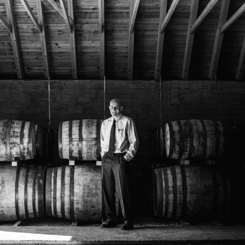 Knockdhu Distillery Manager Gordon Bruce BW