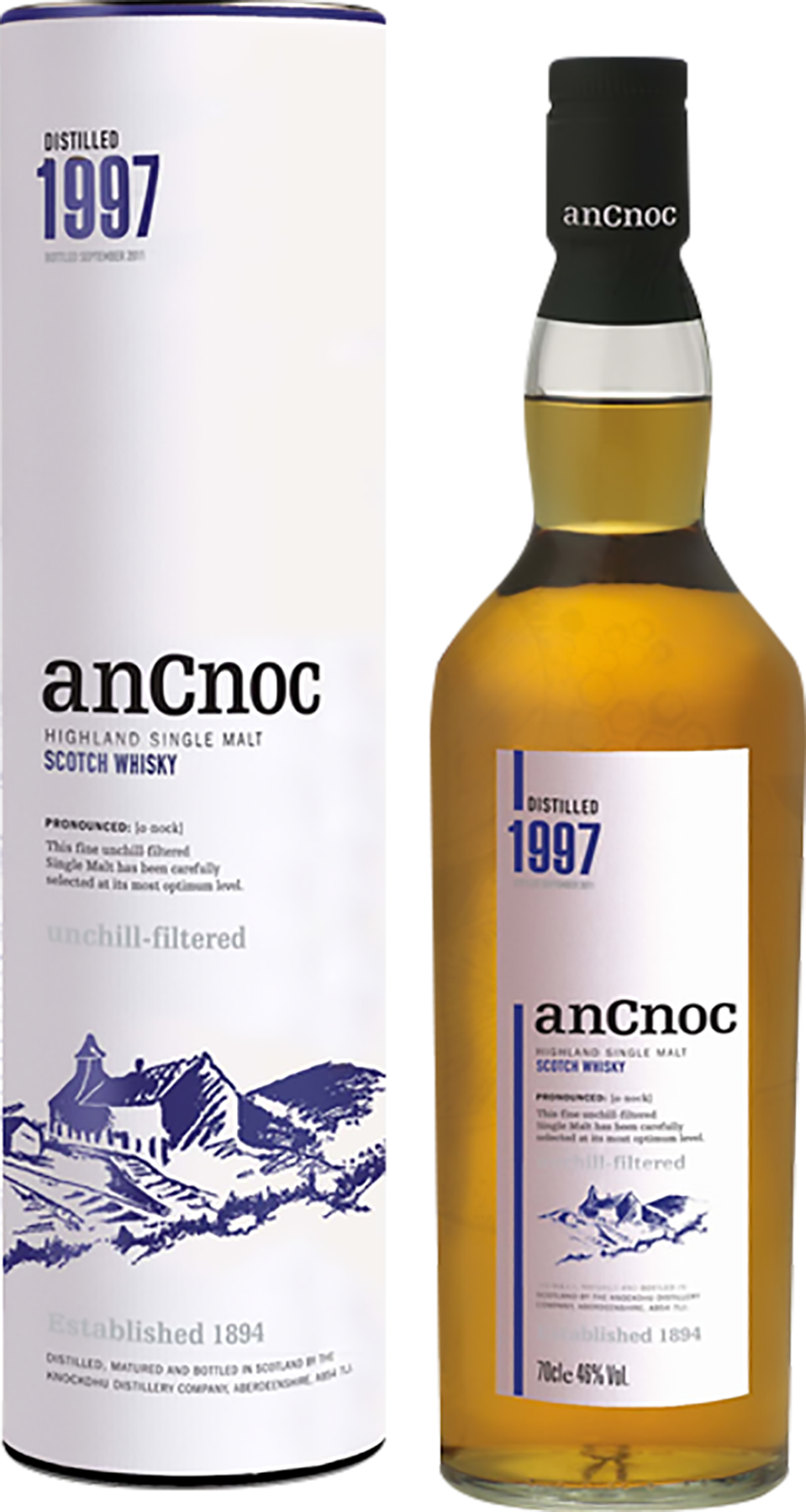 anCnoc Distilled 1997 | Highland Single Malt Scotch Whisky