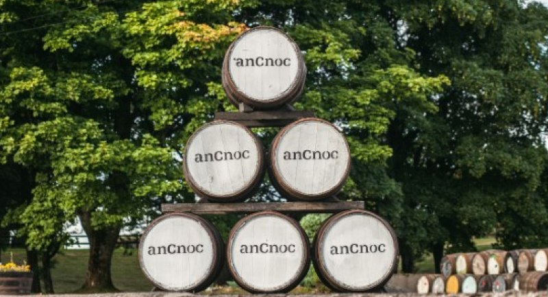 AnCnoc Cask Outside Distillery
